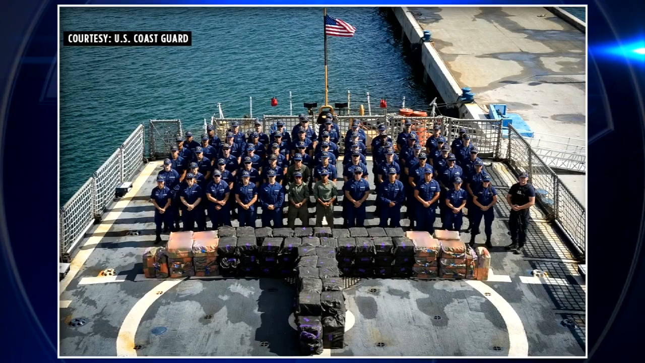 USCG seizes estimated $46M in cocaine from vessel off coast of Colombia