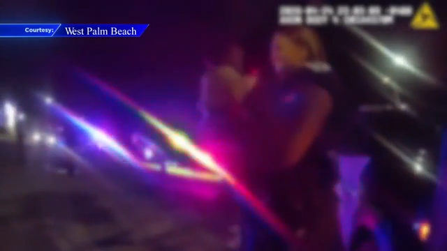 West Palm Beach K9 unit assists woman who dropped infant along roadside