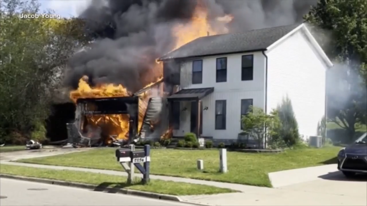 NTSB probing what caused a plane to crash into a home in Akron, killing 2