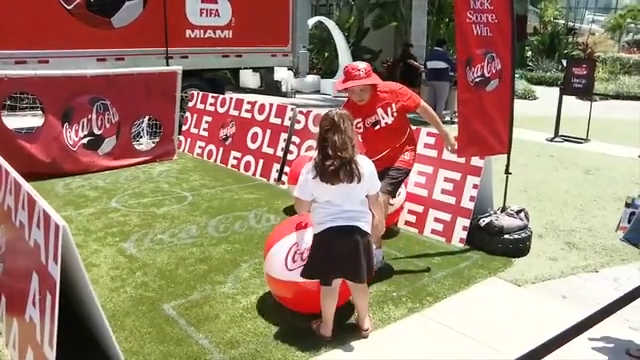 FIFA World Cup Coke caravan makes special stop at Nicklaus Children’s Hospital