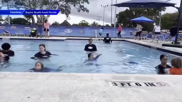 Baptist Health West Kendall Hospital hosts a Splash Day helping families stay safe around water