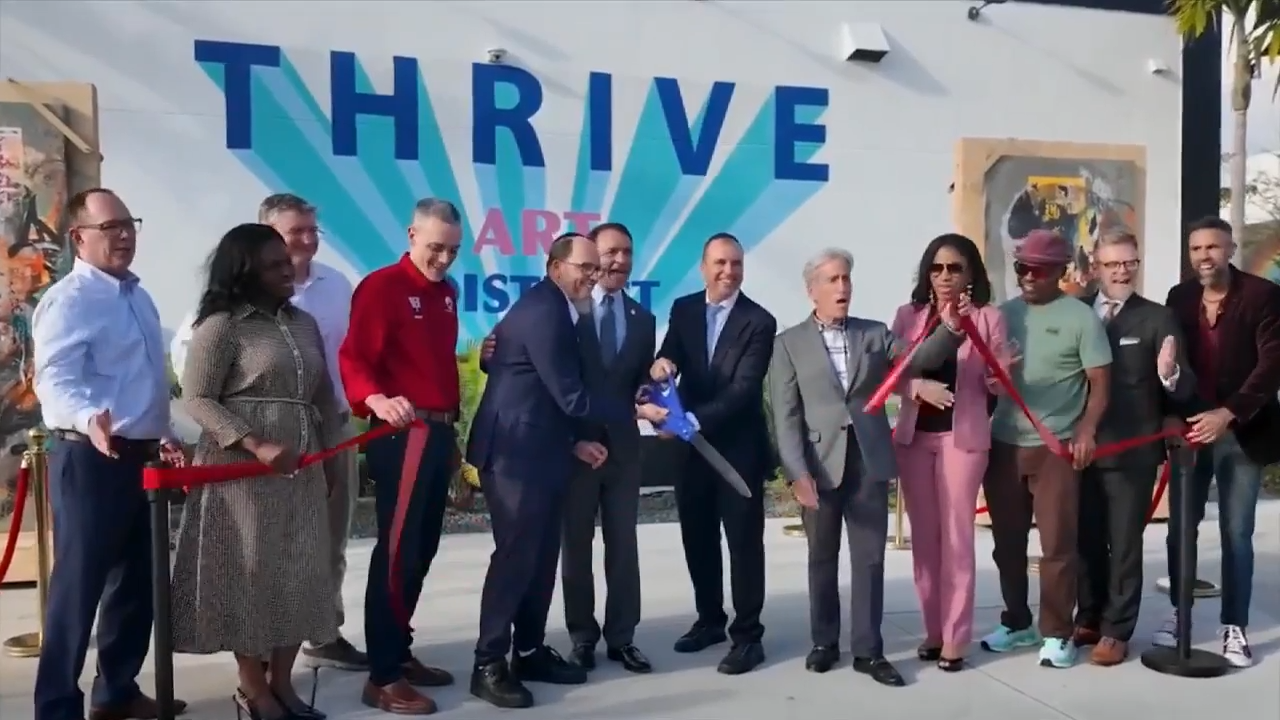 Immerse yourself in colorful creations at Fort Lauderdale’s Thrive Art District