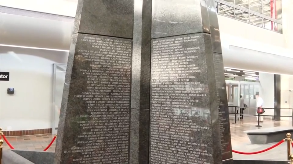 Miami-Dade officials unveil Wall of Heroes Monument dedicated to fallen local US armed forces members