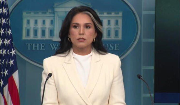 Tulsi Gabbard resigns as director of national intelligence, citing her husband’s health
