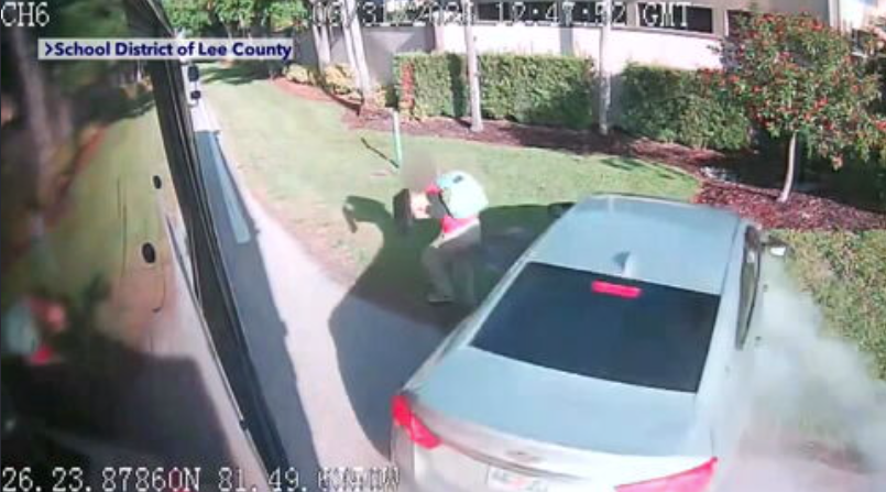 14-year-old girl struck by car while boarding school bus; incident caught on video