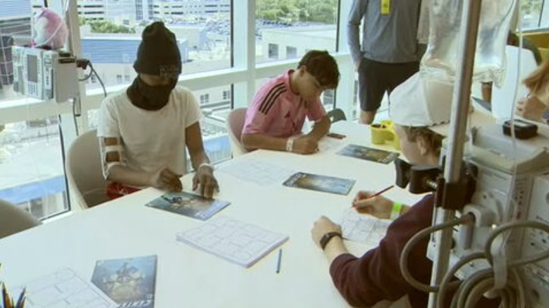 Florida Panthers partner with American Cancer Society to bring comic book joy to patients