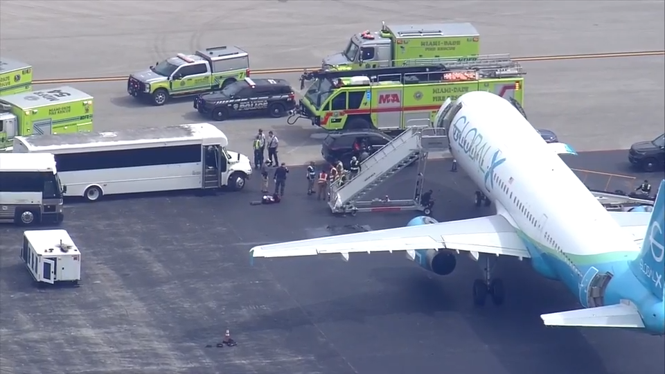 Several people removed from aircraft after AC malfunction at Opa-locka Airport