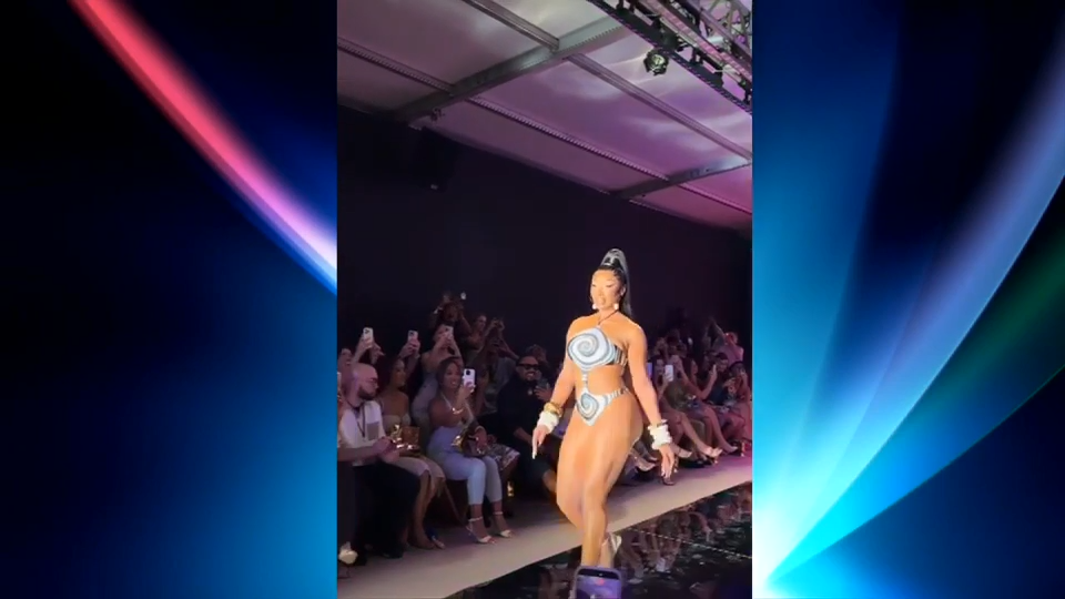 Megan Thee Stallion rocks new swimwear collection for Miami Swim Week
