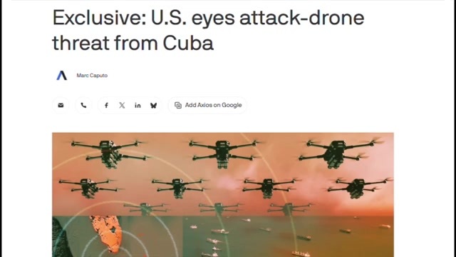 Axios: Cuba discussed plans to attack Guantánamo Bay, Key West with drones; Díaz-Canel says there’s no threat