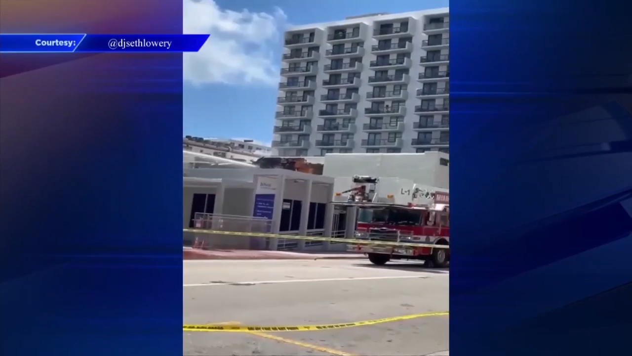 20 guests safely evacuated after fire sparks on hotel roof in Miami Beach; cause is under investigation