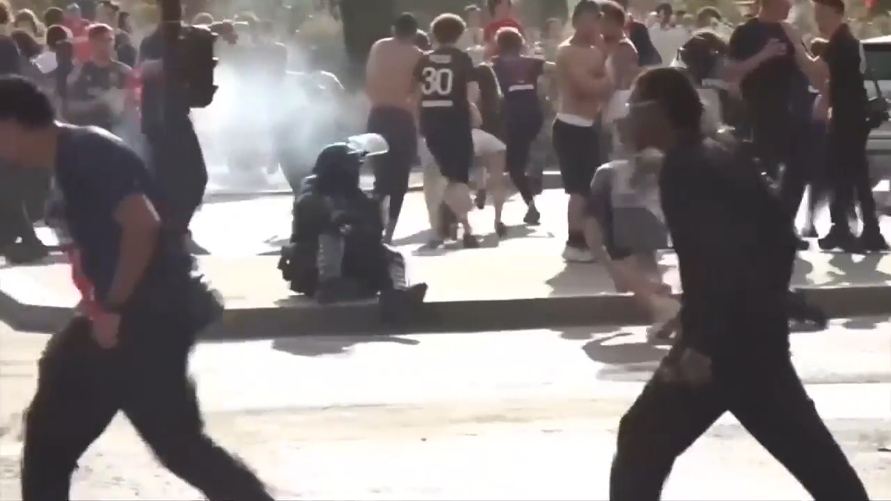France detains hundreds after violent clashes as Paris Saint-German won Champions League
