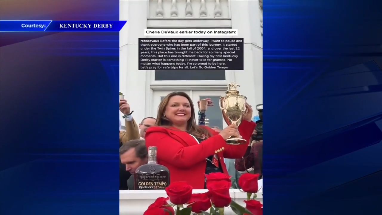 Golden Tempo takes the Kentucky Derby as Cherie DeVaux becomes the 1st woman to train its winner