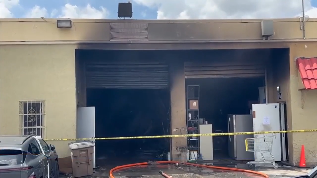 wsvn.com - Sebastian Cuervo - Electric vehicle causes major fire at a Hialeah Gardens warehouse; 1 hospitalized - WSVN 7News | Miami News, Weather, Sports | Fort Lauderdale