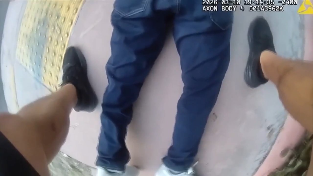 Bodycam video shows chaotic South Beach arrest by officer previously injured in 2024 friendly fire incident