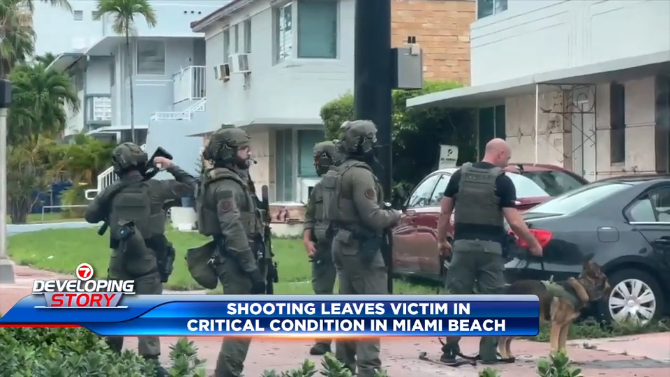Man critical after being shot in Miami Beach; police investigation underway