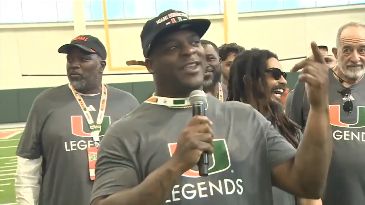Canes greats guide next generation at Miami Legends Camp