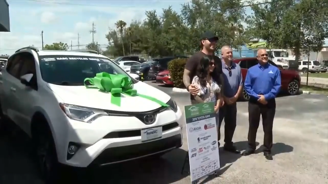 South Florida veteran gifted car through National Auto Body 