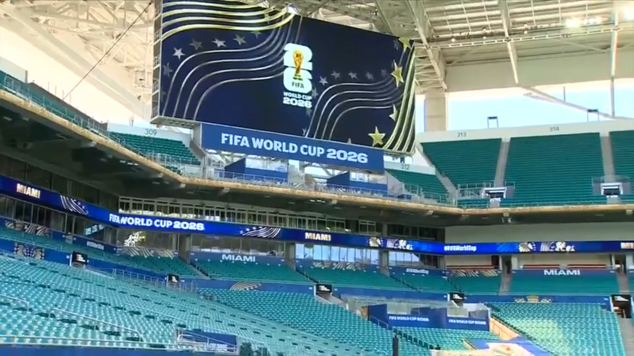 Miami Stadium undergoing final preps ahead of its first-ever FIFA World Cup match with Uruguay and Saudi Arabia