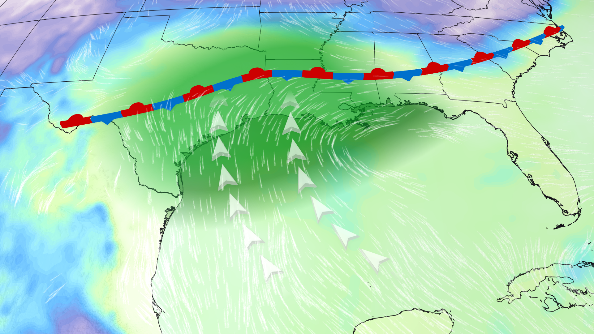 Major flood threat for Texas and Gulf states this week as potential ...