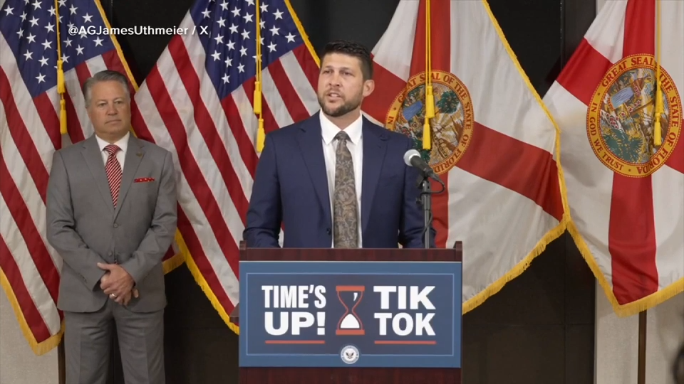 Florida sues TikTok over platform allowing children under 14 to open accounts