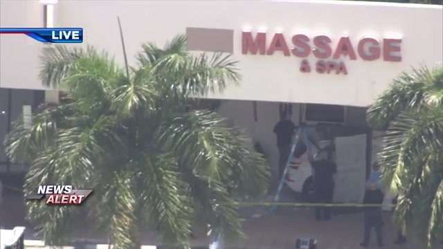 Driver hits gas pedal, crashes into business in Hallandale Beach; no injuries reported