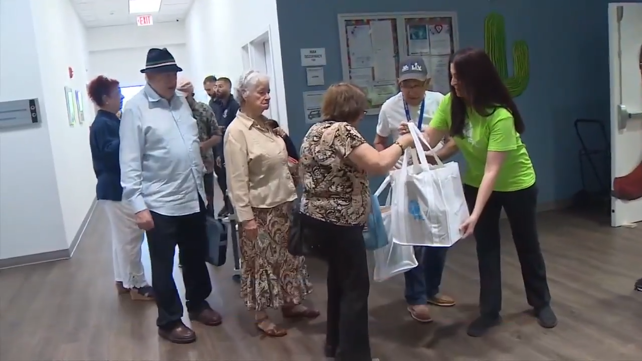 FPL partners with senior center in Little Havana to hand out hurricane meal kits