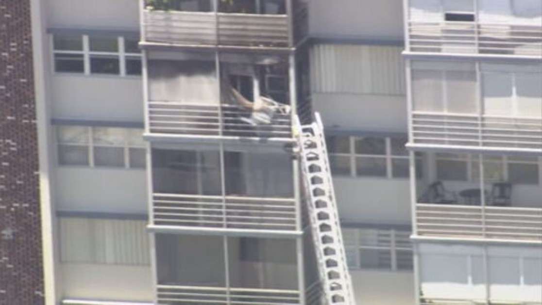 1 hospitalized after apartment fire in North Miami Beach; blaze extinguished