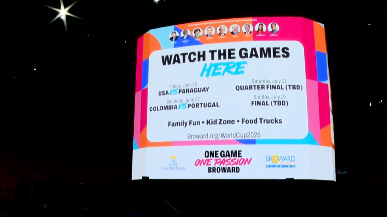 Broward County, Florida Panthers host free World Cup watch parties at Amerant Bank Arena