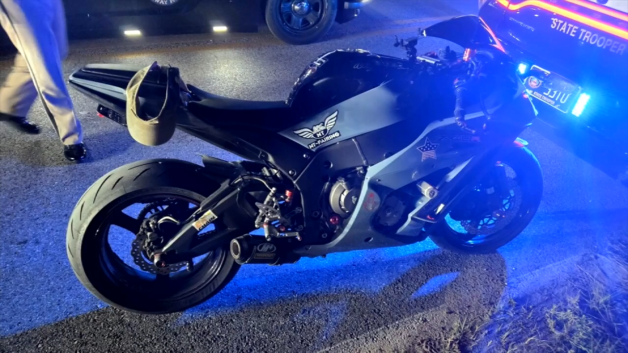 Motorcyclist leads FHP on high-speed pursuit near 
