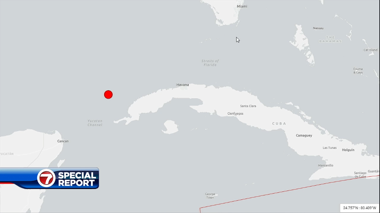 USGS: 6.1 earthquake off coast of Cuba; shaking fe