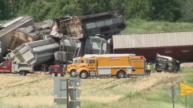 1 dead and another injured after train strikes semi-truck in Iowa