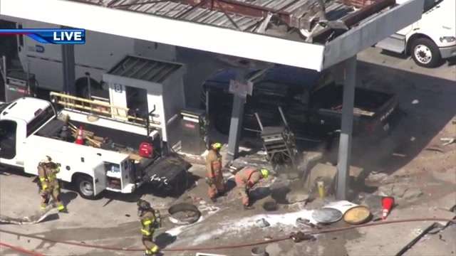 Several injured after explosion at gas pumps at county facility in SW Miami-Dade