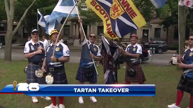 Tartan Army Parties At Ball Chain Marches To LoanDepot Park To Catch tartan-army-parties-at-ball-chain-marches-to-loandepot-park-to-catch