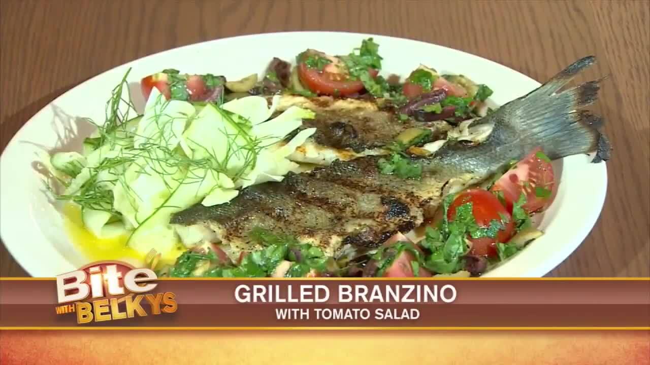 Grilled Branzino with Tomato Salad / Grand Public Kitchen and Bar, Miami