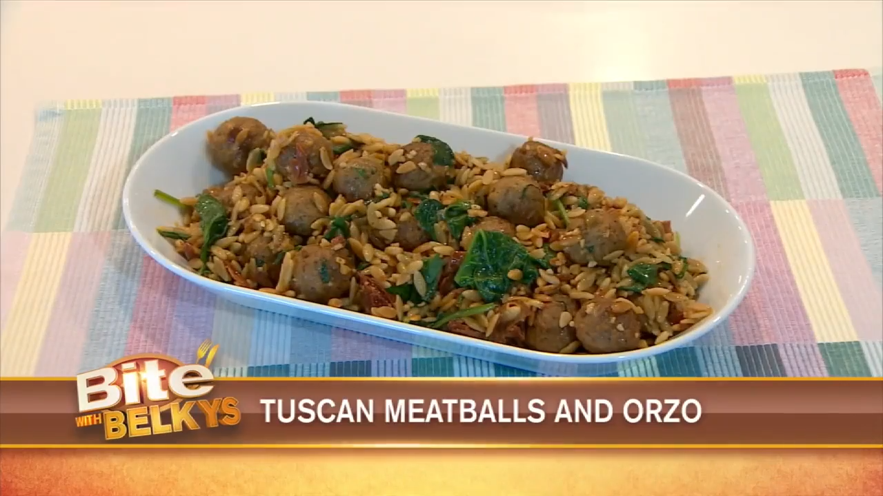 Tuscan Meatballs and Orzo / Belkys