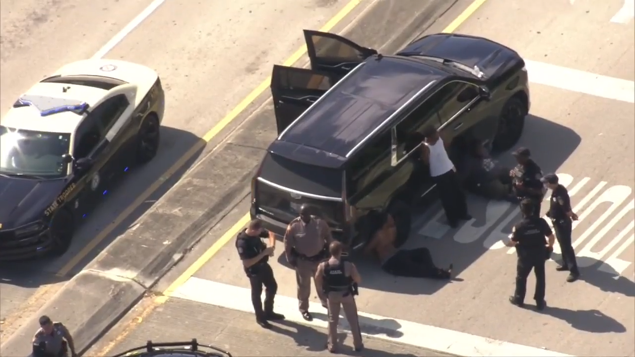 3 detained after troopers stop vehicle in West Miami-Dade; investigation underway
