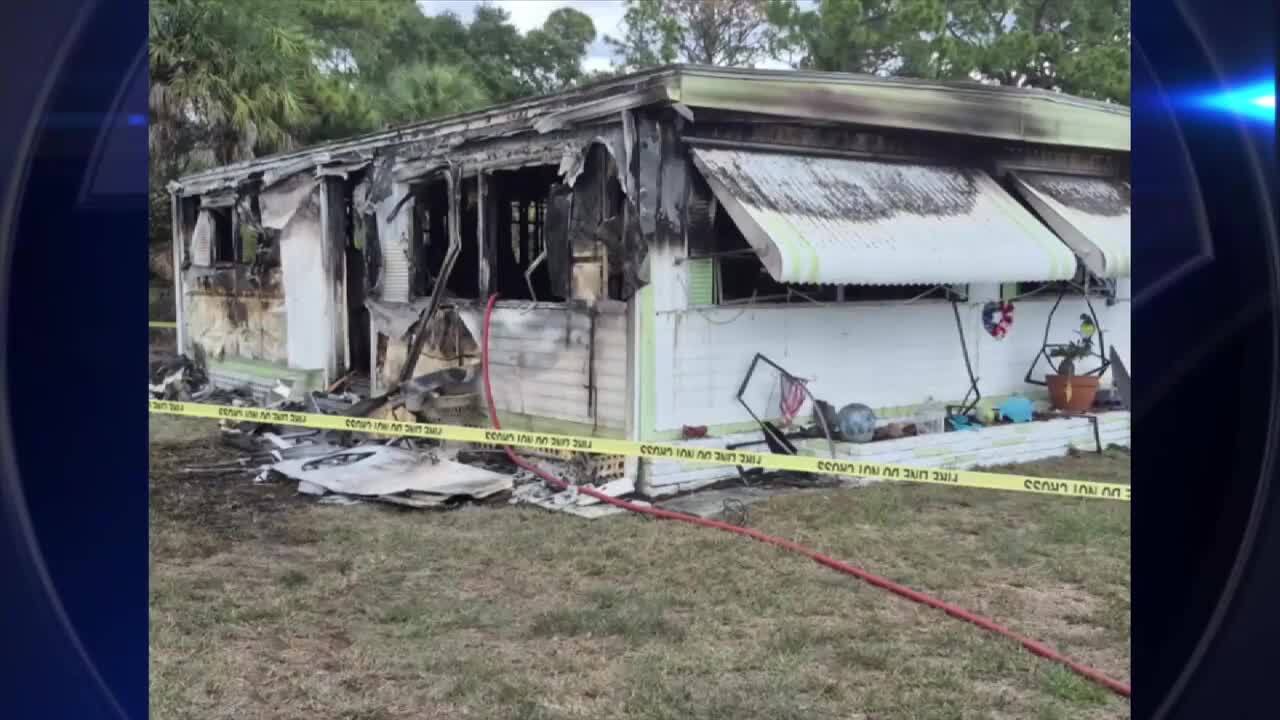 1 person displaced after mobile home fire in Hallandale Beach