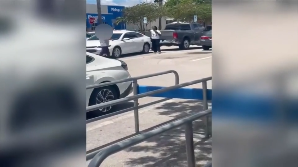Video shows moment woman fatally shoots man outside Walmart over parking dispute