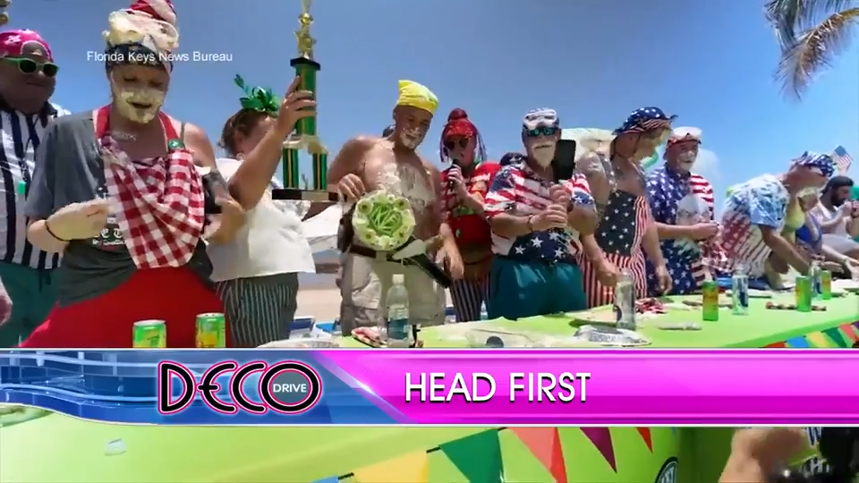 Key West celebrates July 4th with annual pie eating contest