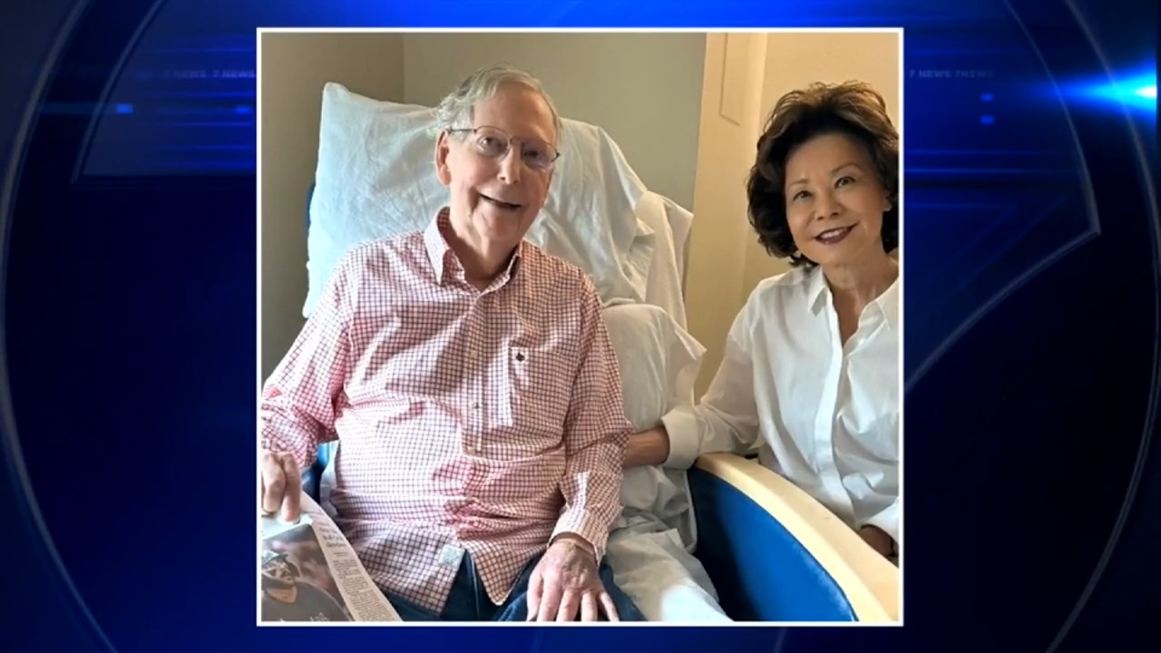 McConnell says a fall led to his hospitalization, breaking weeks of silence about health condition