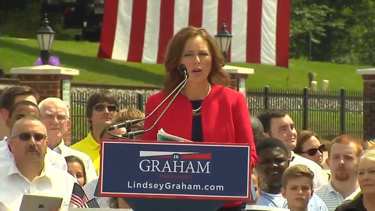 Darline Graham, sister of late Sen. Lindsey Graham, has been sworn in to finish his term