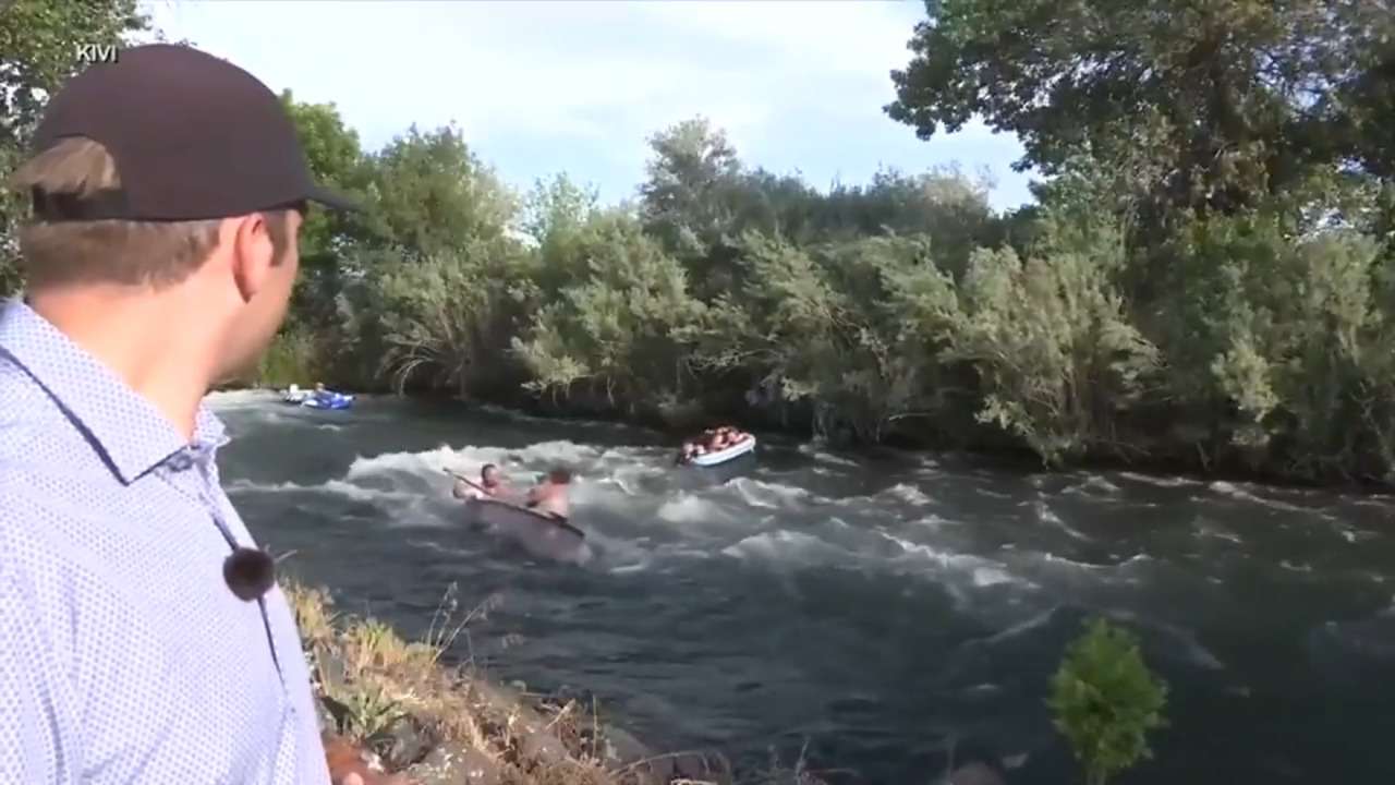 Woman Rescued From Indian Creek After Raft Flips