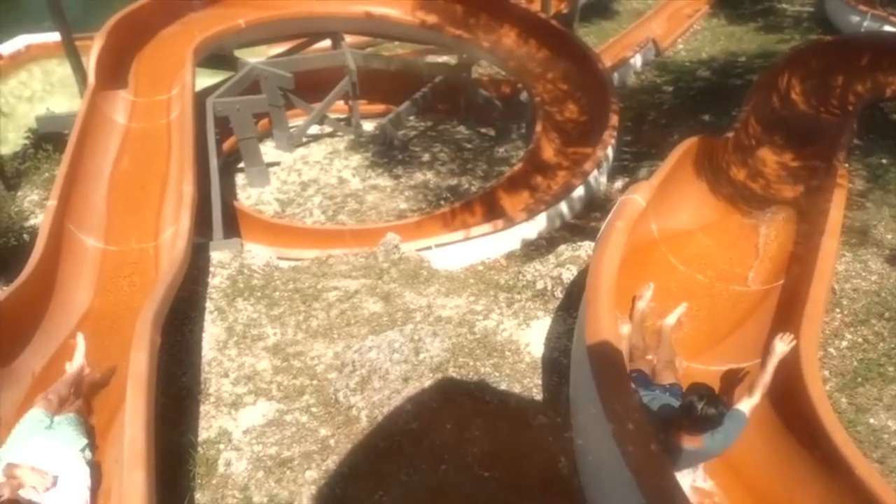 Beat the heat with waterslides and a beach at Larry and Penny Thompson Park
