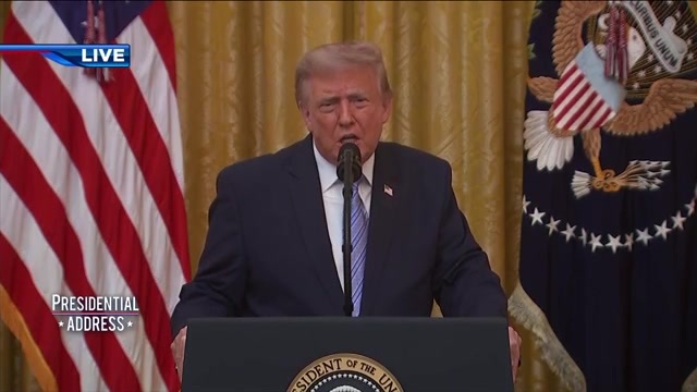 Trump uses primetime address to the nation to once again raise doubts about past elections