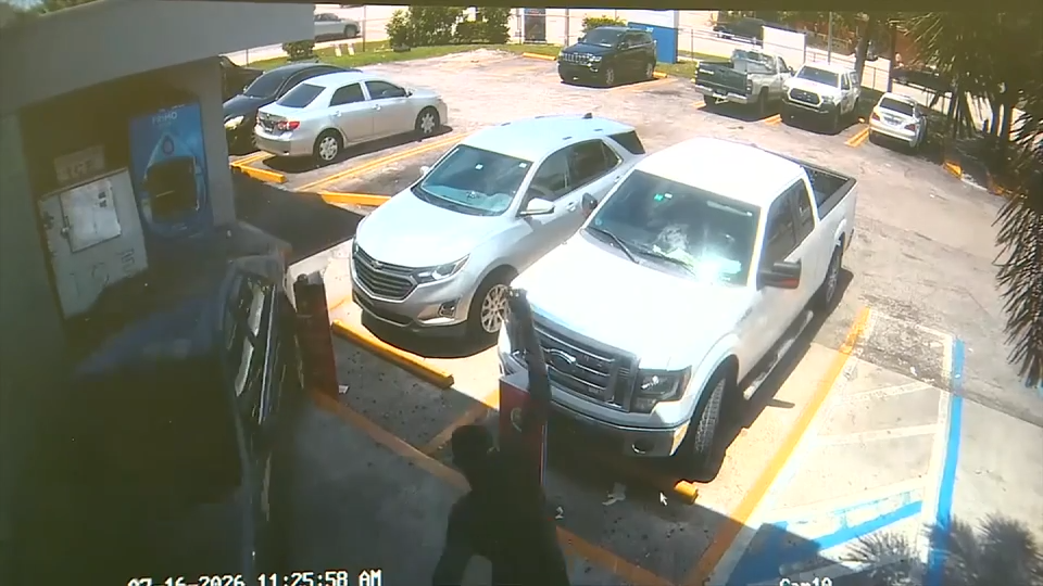 Driver hits gas instead of brake, crashing into store in Pompano Beach; no injuries reported