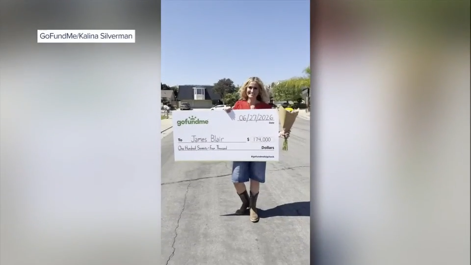 Woman finishes journey to help struggling airport worker