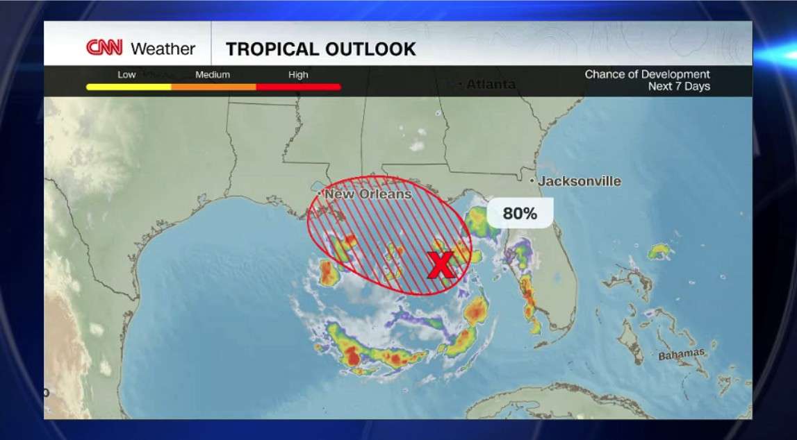 Tropical Storm Bertha expected to form soon and threaten Gulf Coast with flooding rain and strong wind gusts