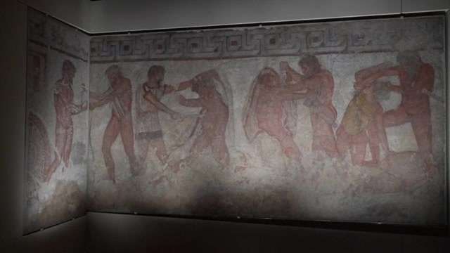 Italy displays paintings from an ancient Etruscan tomb, its latest cultural acquisition – WSVN 7News | Miami News, Weather, Sports | Fort Lauderdale