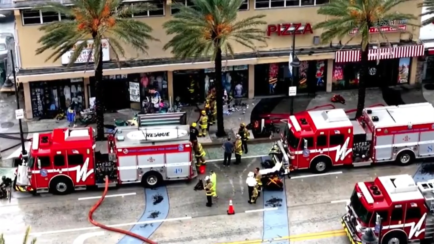 Fire at Fort Lauderdale Beach store shuts down portion of Las Olas Boulevard