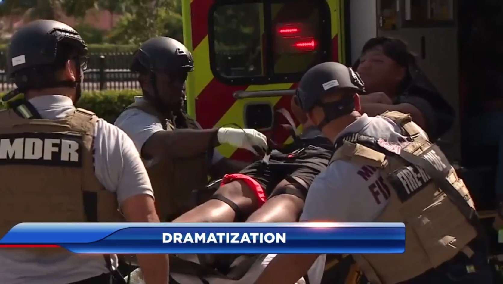 Miami-Dade Schools Police, MDFR and other agencies practice school shooting response in annual drill